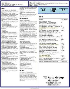 2017 Chevrolet Corvette Stingray Z51