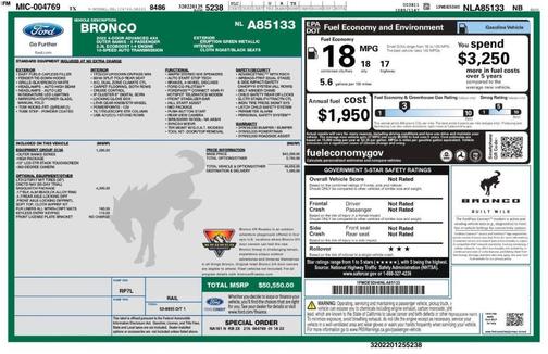 2022 Ford Bronco Outer Banks