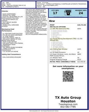 2001 Toyota Tacoma PreRunner Double Cab