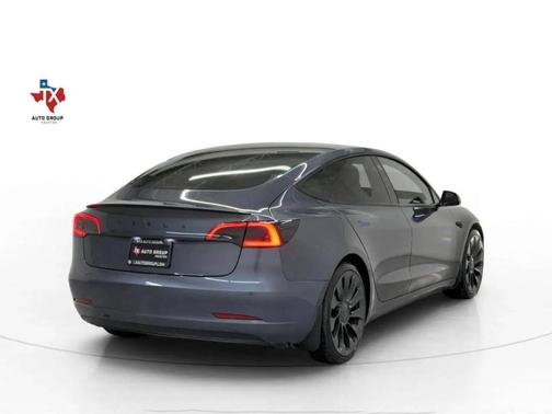 Gray 2022 Tesla Model 3 Performance