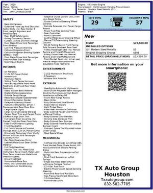 2020 Honda Civic Sport