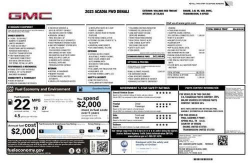 2023 GMC Acadia Denali