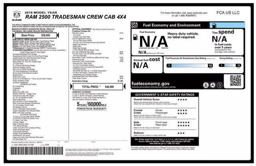 2018 RAM 2500 Tradesman