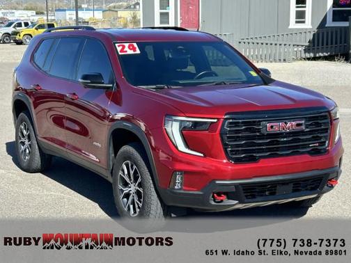 Volcanic Red Tintcoat 2024 GMC Acadia AWD AT4