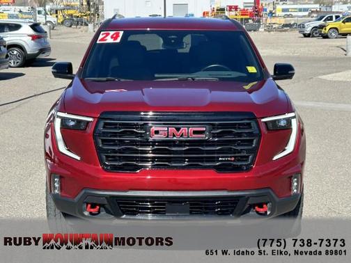 Volcanic Red Tintcoat 2024 GMC Acadia AWD AT4