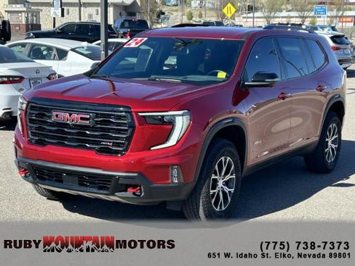 Volcanic Red Tintcoat 2024 GMC Acadia AWD AT4