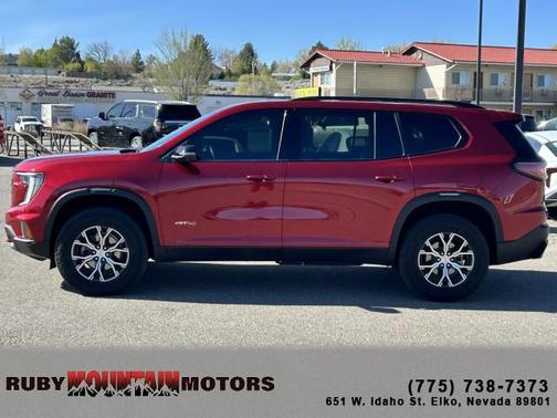 Volcanic Red Tintcoat 2024 GMC Acadia AWD AT4