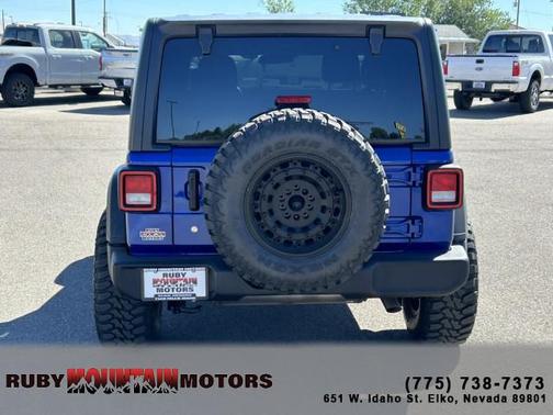 Ocean Blue Metallic Clearcoat 2020 Jeep Wrangler Sport S