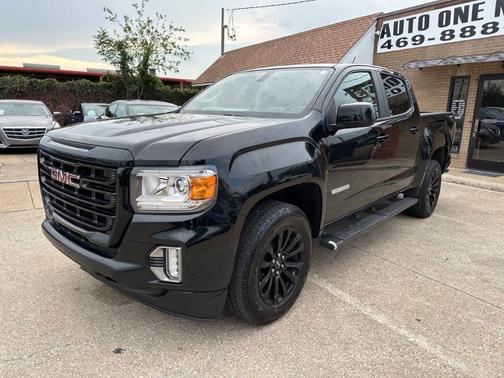 Black 2021 GMC Canyon Elevation