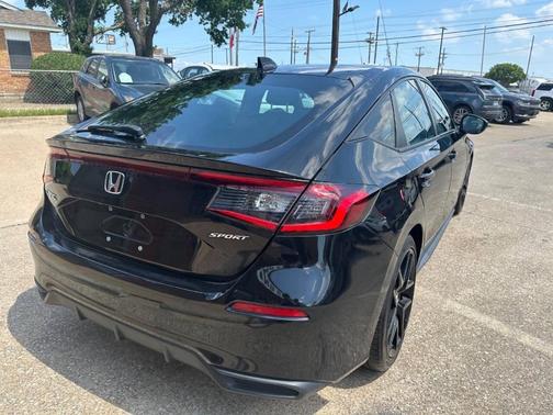 Black 2022 Honda Civic Sport