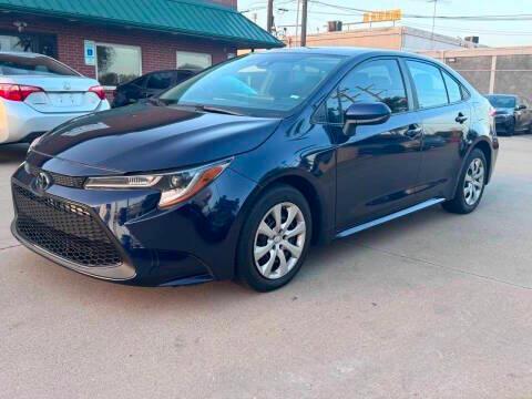 Blue 2022 Toyota Corolla LE