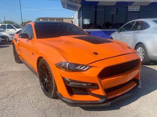 Orange 2021 Ford Mustang GT Premium