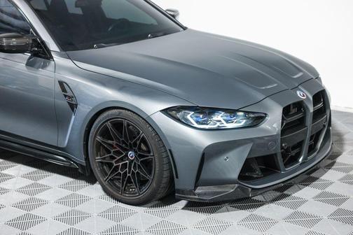 Skyscraper Gray Metallic 2023 BMW M3 Competition xDrive