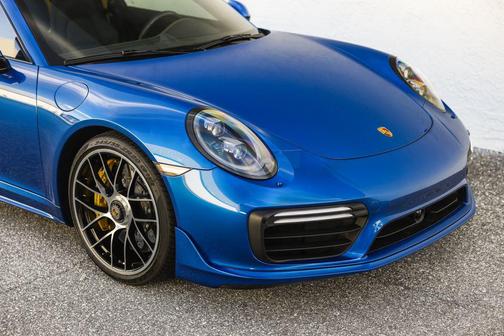 Racing Yellow 2017 Porsche 911 Turbo S