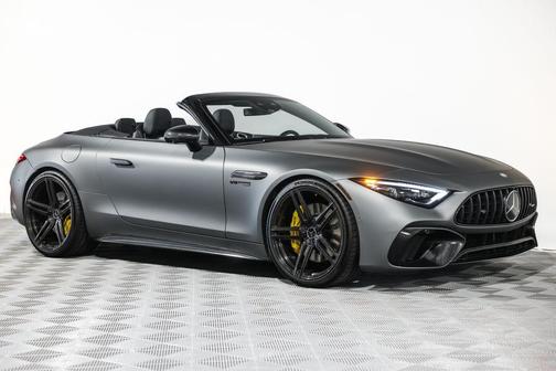 Gray 2023 Mercedes-Benz AMG SL 63 Base