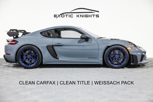 Arctic Grey 2025 Porsche 718 Cayman GT4 RS