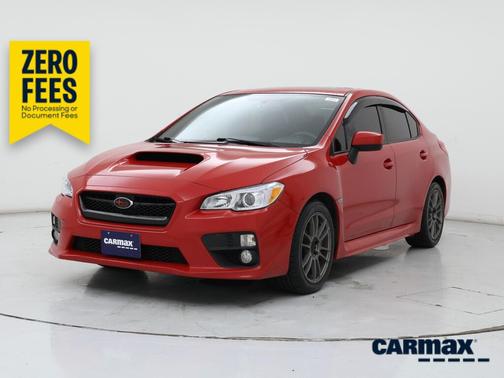 Red 2016 Subaru WRX Limited