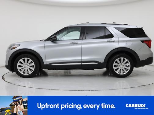 Silver 2025 Ford Explorer Platinum