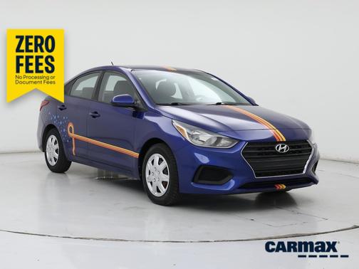 Blue 2018 Hyundai Accent SE