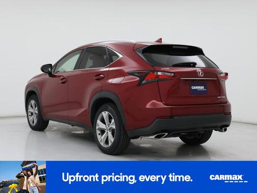 Red 2017 Lexus NX 200t