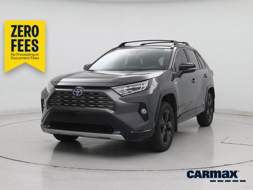 Gray 2021 Toyota RAV4 Hybrid XSE