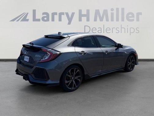 Gray 2018 Honda Civic Sport Touring