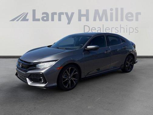 Gray 2018 Honda Civic Sport Touring
