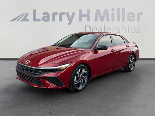 Red 2025 Hyundai ELANTRA SEL Sport