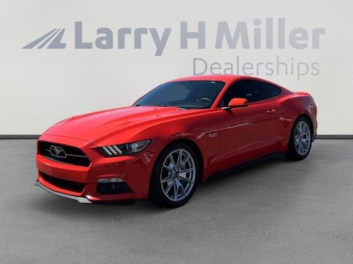 Competition Orange 2015 Ford Mustang GT Premium