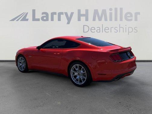 Competition Orange 2015 Ford Mustang GT Premium