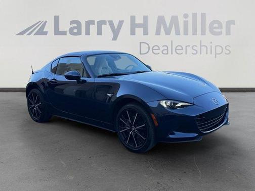 Deep Crystal Blue Mica 2025 Mazda MX-5 Miata RF Grand Touring