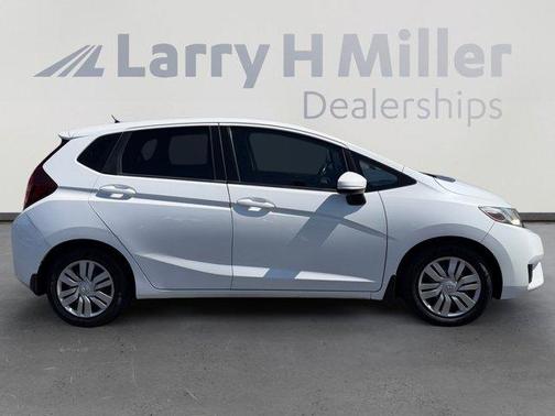 White 2017 Honda Fit LX