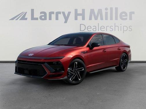 Red 2026 Hyundai SONATA N Line