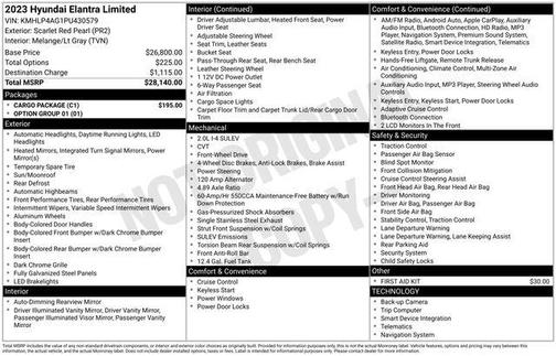 2023 Hyundai ELANTRA Limited