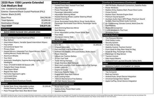 2020 RAM 1500 Laramie