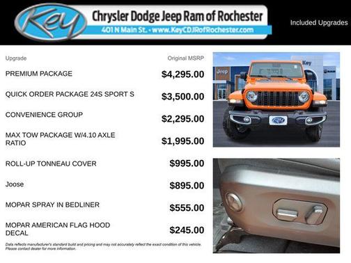 Joose 2025 Jeep Gladiator Sport S
