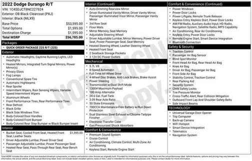 2022 Dodge Durango R/T AWD