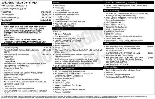 2022 GMC Yukon Denali