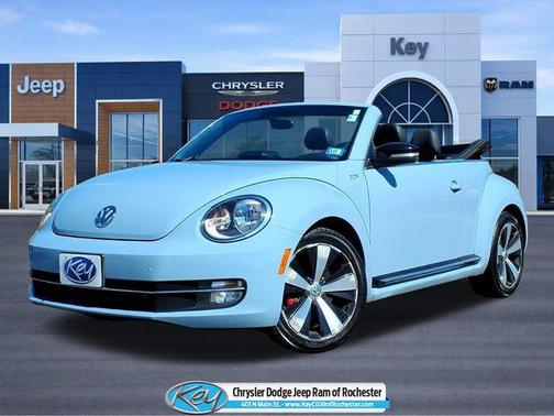 Blue Metallic 2013 Volkswagen Beetle 2.0T