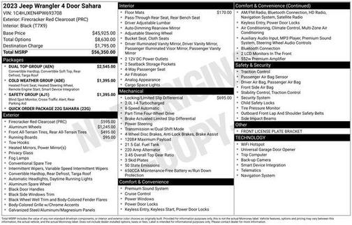 2023 Jeep Wrangler 4-Door Sahara 4x4