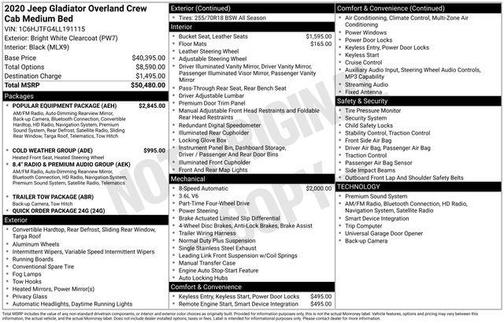2020 Jeep Gladiator Overland