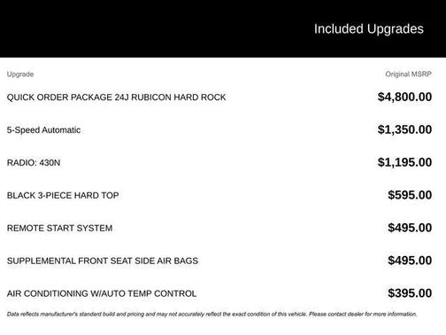 2016 Jeep Wrangler Unlimited Rubicon