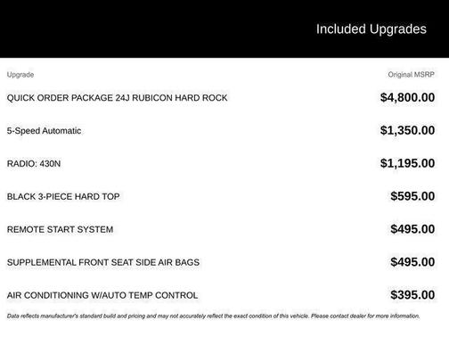 2016 Jeep Wrangler Unlimited Rubicon