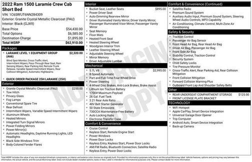 2022 RAM 1500 Laramie