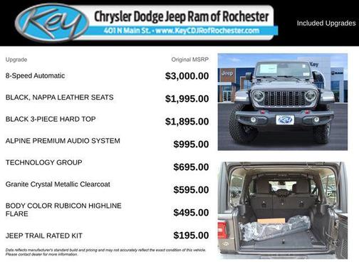 Granite Crystal Metallic Clearcoat 2026 Jeep Wrangler Rubicon