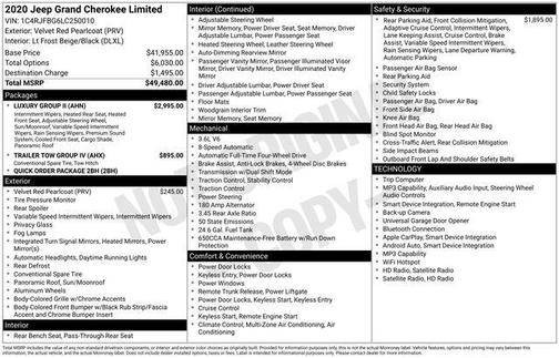 2020 Jeep Grand Cherokee Limited