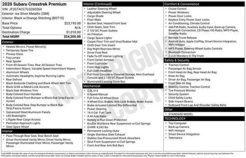 2020 Subaru Crosstrek Premium