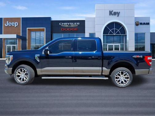 Antimatter Blue Metallic 2023 Ford F-150 King Ranch