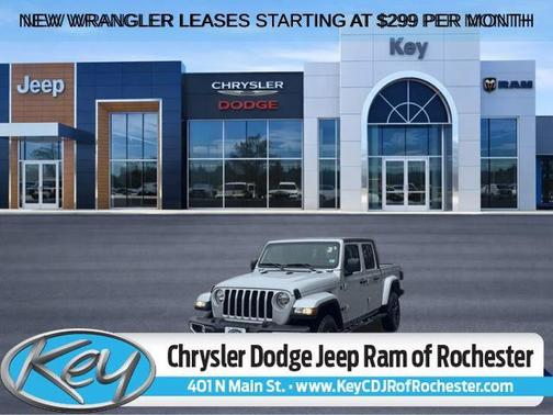 Silver Zynith Clearcoat 2023 Jeep Gladiator Sport S