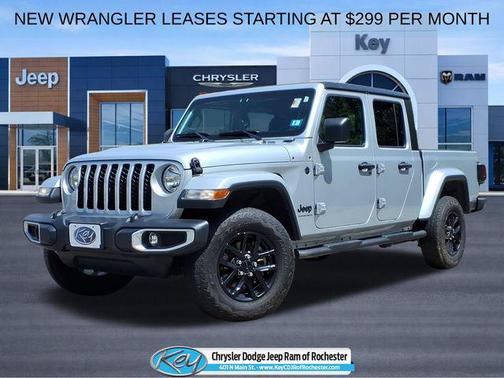 Silver Zynith Clearcoat 2023 Jeep Gladiator Sport S